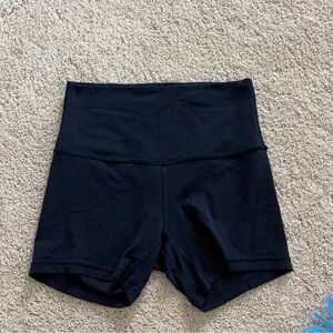 lululemon athletica Women's Navy Blue Bike Shorts